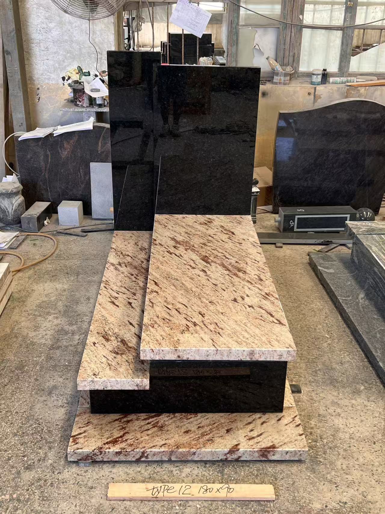 Stones mission.com,Millenium granite tombstone  Yellow Gloden Color Granite,Xiamen Stones Mission Co.,Ltd,Millenium granite tombstone  Yellow Gloden Color Granite