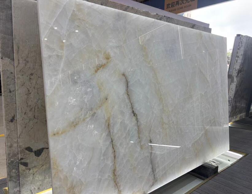 Stones mission.com,Crystal White Onyx Slab Natural Onyx China Marketing,Xiamen Stones Mission Co.,Ltd,Crystal White Onyx Slab Natural Onyx China Marketing
