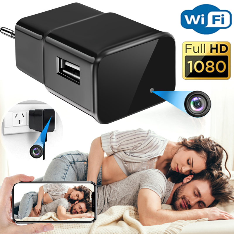 4K/1080P Mini USB Wall Charger Wifi Plug Camera Full HD USB Camera