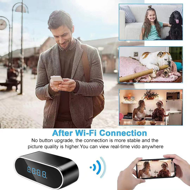 Z10 Wireless Hidden Clock Camera | HD 1080P WiFi Alarm Clock Camera with Night Hidden Camera Clock | HD 1080P WiFi Alarm Clock Camera with Night Vision and Motion Detection | Loop Recording Wireless Security Camera | Monitor Video Recorder Nanny Cam,CCTV Camera | IP Network Camera | Hidden Camera | Spy Camera | Mini Camera | Clock Camera | USB Wall Charger Camera | DIY Module Camera | Car Keychain Camera | Pen Camera | Watch Camera | Hat Camera | Power Bank Camera | Glasses Camera | WiFi Camera,Z10 Wireless Hidden Clock Camera with WiFi Lookcam App
