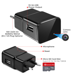 4K/1080P Mini USB Wall Charger Wifi Camera Plug Camera Full HD USB Camera Wireless Video Recorder Charger Home Security Micro Camcorders Hidden Camera,CCTV Camera | IP Network Camera | Hidden Camera | Spy Camera | Mini Camera | Clock Camera | USB Wall Charger Camera | DIY Module Camera | Car Keychain Camera | Pen Camera | Watch Camera | Hat Camera | Power Bank Camera | Glasses Camera | WiFi Camera,4K/1080P Mini USB Wall Charger Wifi Plug Camera Full HD USB Camera