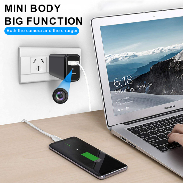 HD1080P WiFi Dual USB Port of USB Charger Camera