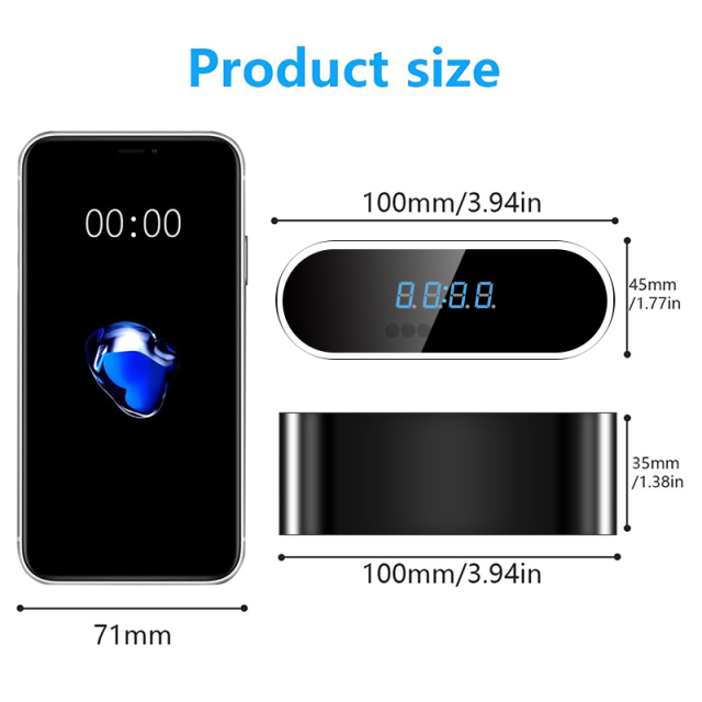Z10 Wireless Hidden Clock Camera | HD 1080P WiFi Alarm Clock Camera with Night Hidden Camera Clock | HD 1080P WiFi Alarm Clock Camera with Night Vision and Motion Detection | Loop Recording Wireless Security Camera | Monitor Video Recorder Nanny Cam,CCTV Camera | IP Network Camera | Hidden Camera | Spy Camera | Mini Camera | Clock Camera | USB Wall Charger Camera | DIY Module Camera | Car Keychain Camera | Pen Camera | Watch Camera | Hat Camera | Power Bank Camera | Glasses Camera | WiFi Camera,Z10 Wireless Hidden Clock Camera with WiFi Lookcam App