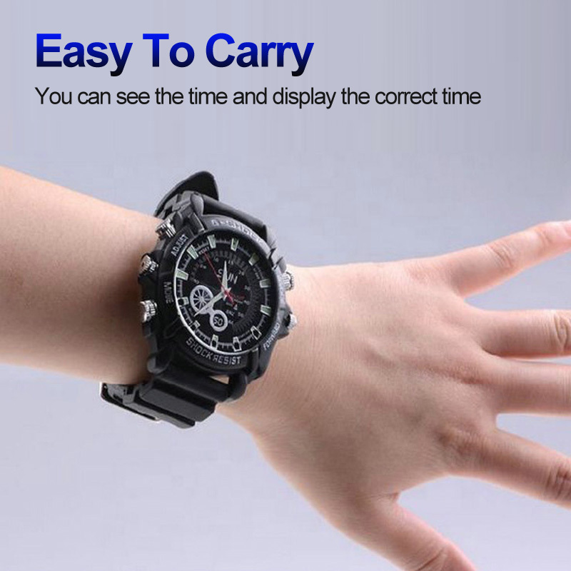 W1000 Watch Camera | Portable Sport Watch Spy Camera Security Body Hidden Camera 1080P Cameras 32GB Build-in Memory with Night Vision,CCTV Camera | IP Network Camera | Hidden Camera | Spy Camera | Mini Camera | Clock Camera | USB Wall Charger Camera | DIY Module Camera | Car Keychain Camera | Pen Camera | Watch Camera | Hat Camera | Power Bank Camera | Glasses Camera | WiFi Camera,Portable Sport Watch Spy Camera Security Body Hidden 1080P Cameras