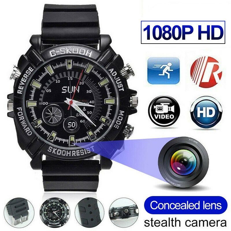 W1000 Watch Camera | Portable Sport Watch Spy Camera Security Body Hidden Camera 1080P Cameras 32GB Build-in Memory with Night Vision,CCTV Camera | IP Network Camera | Hidden Camera | Spy Camera | Mini Camera | Clock Camera | USB Wall Charger Camera | DIY Module Camera | Car Keychain Camera | Pen Camera | Watch Camera | Hat Camera | Power Bank Camera | Glasses Camera | WiFi Camera,Portable Sport Watch Spy Camera Security Body Hidden 1080P Cameras