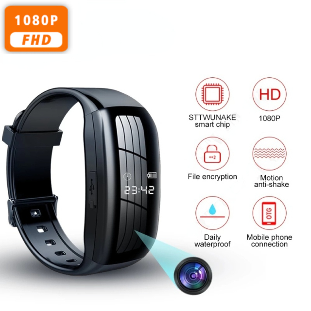 Watches Hidden Camera | 1080p HD Spy Camera Body Camera Video Photo Recording for Business Conference & Security,CCTV Camera | IP Network Camera | Hidden Camera | Spy Camera | Mini Camera | Clock Camera | USB Wall Charger Camera | DIY Module Camera | Car Keychain Camera | Pen Camera | Watch Camera | Hat Camera | Power Bank Camera | Glasses Camera | WiFi Camera,Watches Hidden Camera | 1080p HD Spy Camera Video Photo Recording