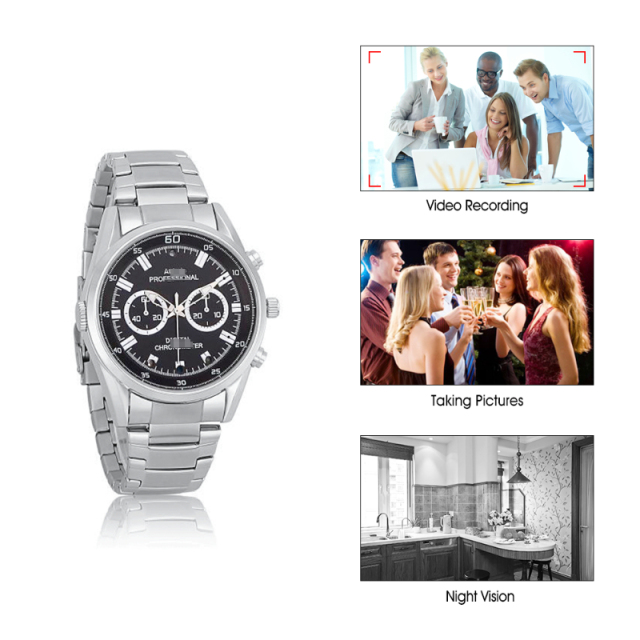 Matel Spy Watch Camera 1080P HD Mini Camera Portable Watch Hidden Camera Night Vision Outdoor Sports DV Loop Recording Video Recording Watch Spy Cam,CCTV Camera | IP Network Camera | Hidden Camera | Spy Camera | Mini Camera | Clock Camera | USB Wall Charger Camera | DIY Module Camera | Car Keychain Camera | Pen Camera | Watch Camera | Hat Camera | Power Bank Camera | Glasses Camera | WiFi Camera,Spy Watch Camera 1080P HD Mini Camera Portable Watch Hidden Camera