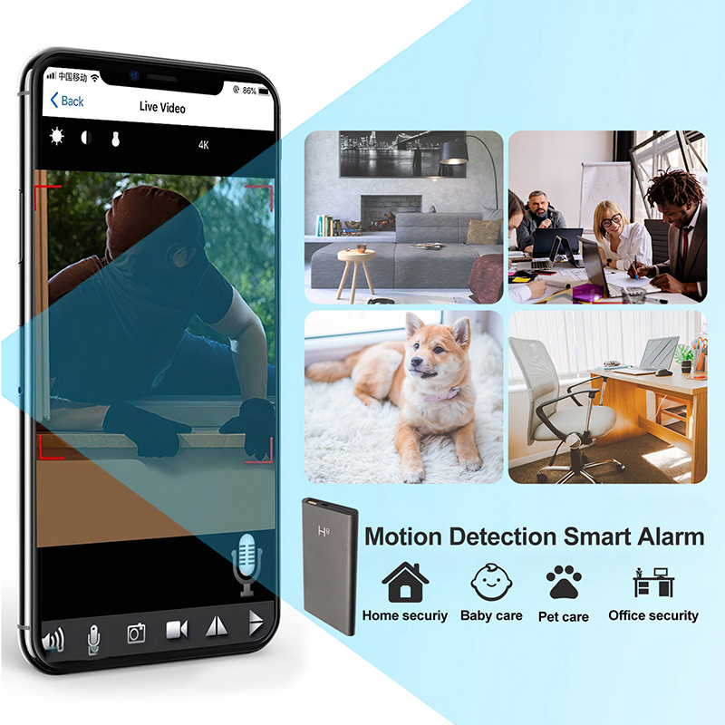 H8 Power Bank Mini WIFi Camera 4K Ultra HD Portable 5000mAh Nanny Cam Night Vision Recorder Action Cams Indoor Outdoor Camera Mini,CCTV Camera | IP Network Camera | Hidden Camera | Spy Camera | Mini Camera | Clock Camera | USB Wall Charger Camera | DIY Module Camera | Car Keychain Camera | Pen Camera | Watch Camera | Hat Camera | Power Bank Camera | Glasses Camera | WiFi Camera,4K Ultra Power Bank Mini WIFi Camera H8