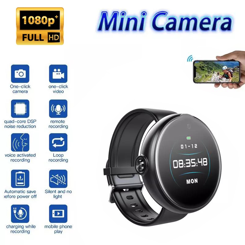 Hidden Camera Watch | Spy Camera watch with Time Display | Spy Camera Hidden Camera with Playback | Nanny Cam with with HD1080P One-click to record, One-click to photo.One -click black screen,CCTV Camera | IP Network Camera | Hidden Camera | Spy Camera | Mini Camera | Clock Camera | USB Wall Charger Camera | DIY Module Camera | Car Keychain Camera | Pen Camera | Watch Camera | Hat Camera | Power Bank Camera | Glasses Camera | WiFi Camera,Hidden Camera Watch | Spy Camera watch with Time Display