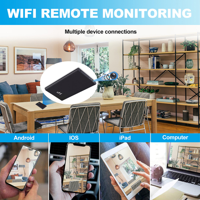 H8 Power Bank Mini WIFi Camera 4K Ultra HD Portable 5000mAh Nanny Cam Night Vision Recorder Action Cams Indoor Outdoor Camera Mini,CCTV Camera | IP Network Camera | Hidden Camera | Spy Camera | Mini Camera | Clock Camera | USB Wall Charger Camera | DIY Module Camera | Car Keychain Camera | Pen Camera | Watch Camera | Hat Camera | Power Bank Camera | Glasses Camera | WiFi Camera,4K Ultra Power Bank Mini WIFi Camera H8