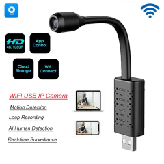 1080P Mini V380 Wifi IP Camera 120° Wide Angle Surveillance Camera With P2P CCTV Cloud Storage Smart AI Human Detection APP,CCTV Camera | IP Network Camera | Hidden Camera | Spy Camera | Mini Camera | Clock Camera | USB Wall Charger Camera | DIY Module Camera | Car Keychain Camera | Pen Camera | Watch Camera | Hat Camera | Power Bank Camera | Glasses Camera | WiFi Camera,1080P Mini V380 Wifi IP Camera 120° Wide Angle Surveillance Camera