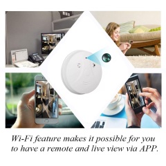 1080P Mini Wifi Camera Smoke Detector Ceiling Wireless Camera Motion Detection Home Security Video Surveillance Remote Monitor,CCTV Camera | IP Network Camera | Hidden Camera | Spy Camera | Mini Camera | Clock Camera | USB Wall Charger Camera | DIY Module Camera | Car Keychain Camera | Pen Camera | Watch Camera | Hat Camera | Power Bank Camera | Glasses Camera | WiFi Camera,WiFi Smoke Detector Ceiling Wireless Camera Mini DVR