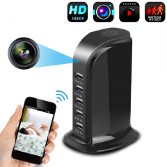 5 USB Port Adapter Charger Hub Convert Mini Camera Wifi Remote Monitoring HD 1080P Motion Detection Home Security Video Surveillance Cam,CCTV Camera | IP Network Camera | Hidden Camera | Spy Camera | Mini Camera | Clock Camera | USB Wall Charger Camera | DIY Module Camera | Car Keychain Camera | Pen Camera | Watch Camera | Hat Camera | Power Bank Camera | Glasses Camera | WiFi Camera,Multi USB Port Adapter WiFi Hidden Camera