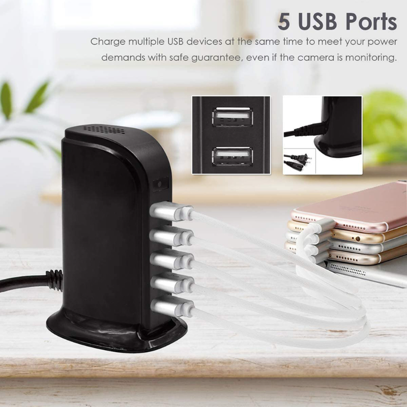5 USB Port Adapter Charger Hub Convert Mini Camera Wifi Remote Monitoring HD 1080P Motion Detection Home Security Video Surveillance Cam,CCTV Camera | IP Network Camera | Hidden Camera | Spy Camera | Mini Camera | Clock Camera | USB Wall Charger Camera | DIY Module Camera | Car Keychain Camera | Pen Camera | Watch Camera | Hat Camera | Power Bank Camera | Glasses Camera | WiFi Camera,Multi USB Port Adapter WiFi Hidden Camera