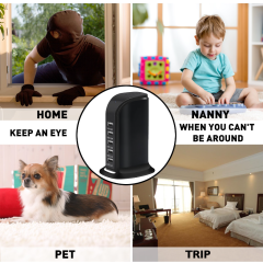 5 USB Port Adapter Charger Hub Convert Mini Camera Wifi Remote Monitoring HD 1080P Motion Detection Home Security Video Surveillance Cam,CCTV Camera | IP Network Camera | Hidden Camera | Spy Camera | Mini Camera | Clock Camera | USB Wall Charger Camera | DIY Module Camera | Car Keychain Camera | Pen Camera | Watch Camera | Hat Camera | Power Bank Camera | Glasses Camera | WiFi Camera,Multi USB Port Adapter WiFi Hidden Camera