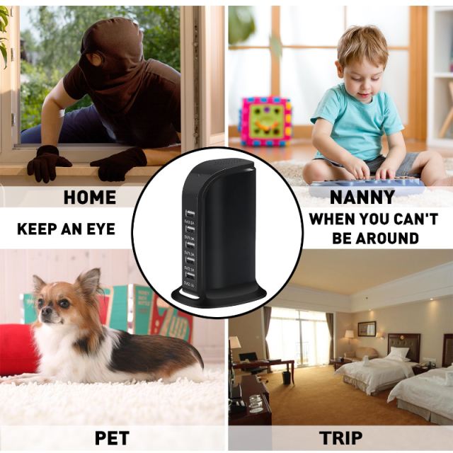 5 USB Port Adapter Charger Hub Convert Mini Camera Wifi Remote Monitoring HD 1080P Motion Detection Home Security Video Surveillance Cam,CCTV Camera | IP Network Camera | Hidden Camera | Spy Camera | Mini Camera | Clock Camera | USB Wall Charger Camera | DIY Module Camera | Car Keychain Camera | Pen Camera | Watch Camera | Hat Camera | Power Bank Camera | Glasses Camera | WiFi Camera,Multi USB Port Adapter WiFi Hidden Camera
