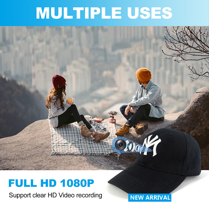 Mini WIFI Caps Camera HD1080P Portable Hat Cam Wearable Video Recorder Action Cams Digital Camcorder Tourism Hiking Climbing,CCTV Camera | IP Network Camera | Hidden Camera | Spy Camera | Mini Camera | Clock Camera | USB Wall Charger Camera | DIY Module Camera | Car Keychain Camera | Pen Camera | Watch Camera | Hat Camera | Power Bank Camera | Glasses Camera | WiFi Camera,Mini WIFI Caps Camera HD1080P Portable Hat Cam Wearable Video Record