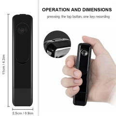 Portable Full Hd 1080P Mini Surveillance Camera Back Clip Video Sound Photo Cam Max Support 64G TF Card For Indoor And Outdoor,CCTV Camera | IP Network Camera | Hidden Camera | Spy Camera | Mini Camera | Clock Camera | USB Wall Charger Camera | DIY Module Camera | Car Keychain Camera | Pen Camera | Watch Camera | Hat Camera | Power Bank Camera | Glasses Camera | WiFi Camera,Portable Full Hd 1080P Mini Surveillance Mini Camera