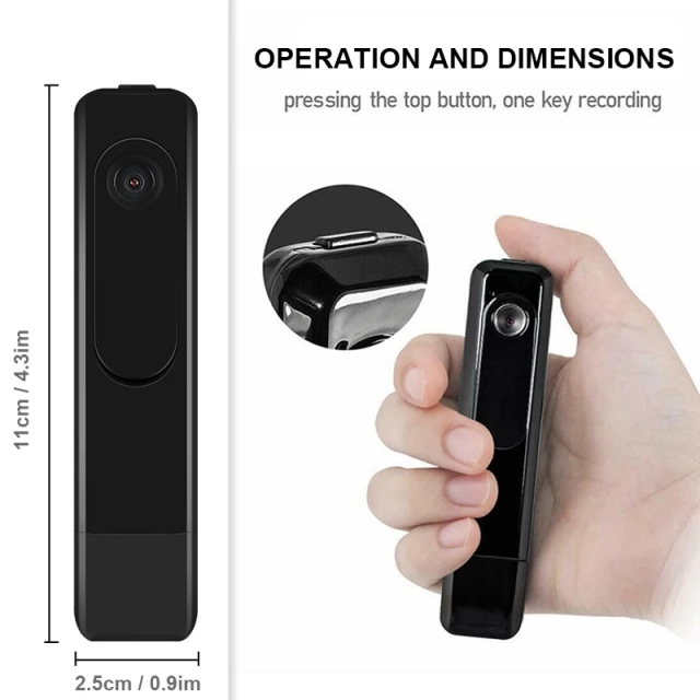 Portable Full Hd 1080P Mini Surveillance Camera Back Clip Video Sound Photo Cam Max Support 64G TF Card For Indoor And Outdoor,CCTV Camera | IP Network Camera | Hidden Camera | Spy Camera | Mini Camera | Clock Camera | USB Wall Charger Camera | DIY Module Camera | Car Keychain Camera | Pen Camera | Watch Camera | Hat Camera | Power Bank Camera | Glasses Camera | WiFi Camera,Portable Full Hd 1080P Mini Surveillance Mini Camera