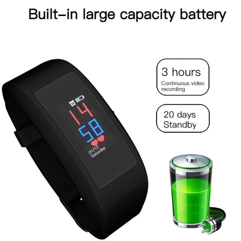 1080P HD Mini Camera Electronic Bracelet Body Cam Video Photo Audio Recording Micro Cams for Business Conference Study Tourism,CCTV Camera | IP Network Camera | Hidden Camera | Spy Camera | Mini Camera | Clock Camera | USB Wall Charger Camera | DIY Module Camera | Car Keychain Camera | Pen Camera | Watch Camera | Hat Camera | Power Bank Camera | Glasses Camera | WiFi Camera,1Mini Camera Electronic Bracelet Body Cam Video Photo Audio Recording