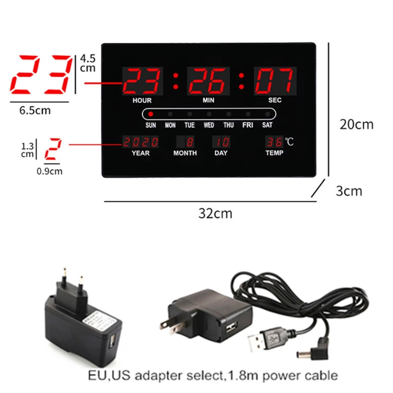 1080P HD Mini Camera Home Security Camera Nanny Cam LED Digital Electronic Alarm Clock Perpetual Calendar Electronic Wall Clock,CCTV Camera | IP Network Camera | Hidden Camera | Spy Camera | Mini Camera | Clock Camera | USB Wall Charger Camera | DIY Module Camera | Car Keychain Camera | Pen Camera | Watch Camera | Hat Camera | Power Bank Camera | Glasses Camera | WiFi Camera,1080P HD Mini Camera Home Security Wall Clock Camera
