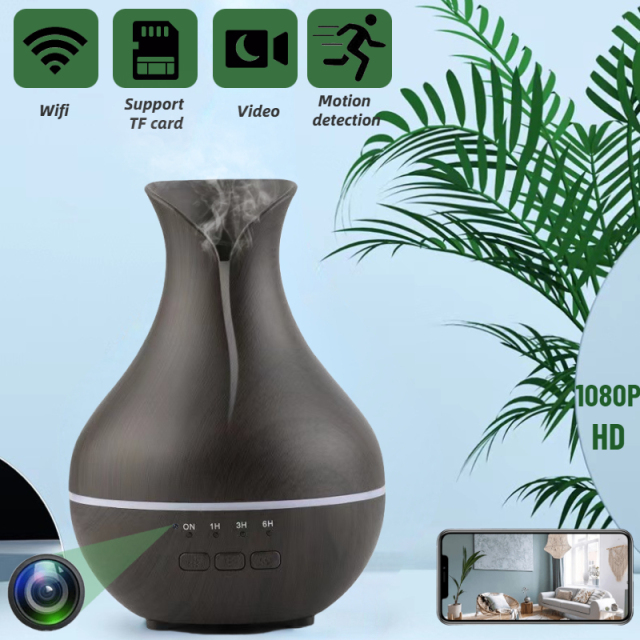 1080P HD Mini Camera WIFI Air Humidifier Camera Essential Oil Nebulizer Cam USB Cold Mist Sprayer Cam with Color Night Light,CCTV Camera | IP Network Camera | Hidden Camera | Spy Camera | Mini Camera | Clock Camera | USB Wall Charger Camera | DIY Module Camera | Car Keychain Camera | Pen Camera | Watch Camera | Hat Camera | Power Bank Camera | Glasses Camera | WiFi Camera,1080P HD Mini Camera WIFI Air Humidifier Camera