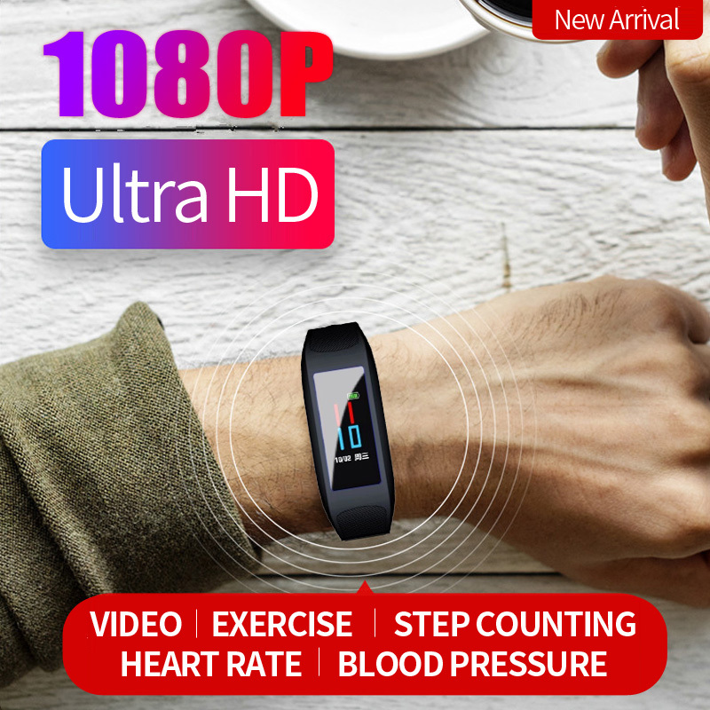 1080P HD Mini Camera Electronic Bracelet Body Cam Video Photo Audio Recording Micro Cams for Business Conference Study Tourism,CCTV Camera | IP Network Camera | Hidden Camera | Spy Camera | Mini Camera | Clock Camera | USB Wall Charger Camera | DIY Module Camera | Car Keychain Camera | Pen Camera | Watch Camera | Hat Camera | Power Bank Camera | Glasses Camera | WiFi Camera,1Mini Camera Electronic Bracelet Body Cam Video Photo Audio Recording