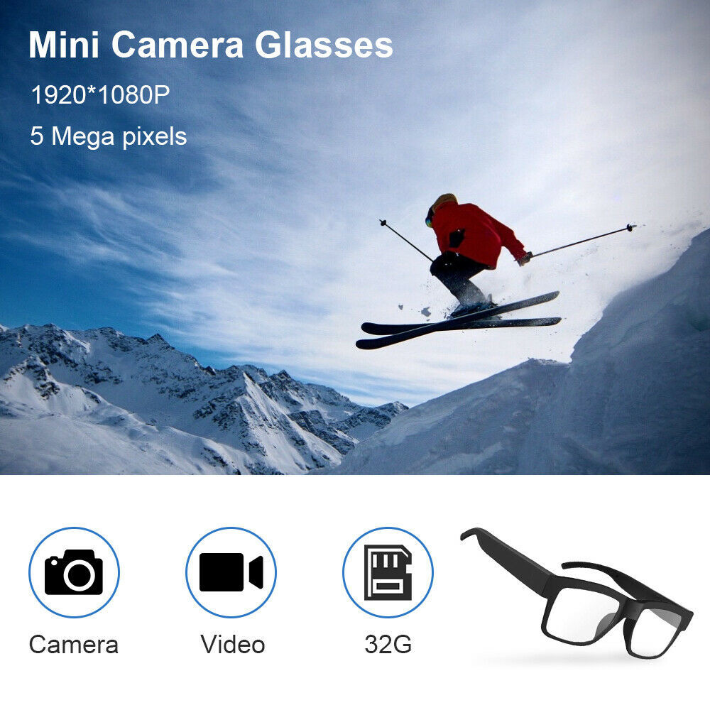 No Hole Glasses Camera | Smart Glasses Spy Camera Full HD 1080P Portable Wearable Mini Hidden Camera Video Recorder Glasses Riding Recorder Sports Outdoor Spy Camera,CCTV Camera | IP Network Camera | Hidden Camera | Spy Camera | Mini Camera | Clock Camera | USB Wall Charger Camera | DIY Module Camera | Car Keychain Camera | Pen Camera | Watch Camera | Hat Camera | Power Bank Camera | Glasses Camera | WiFi Camera,Glasses Spy Camera HD 1080P Portable Wearable Mini Hidden Camera
