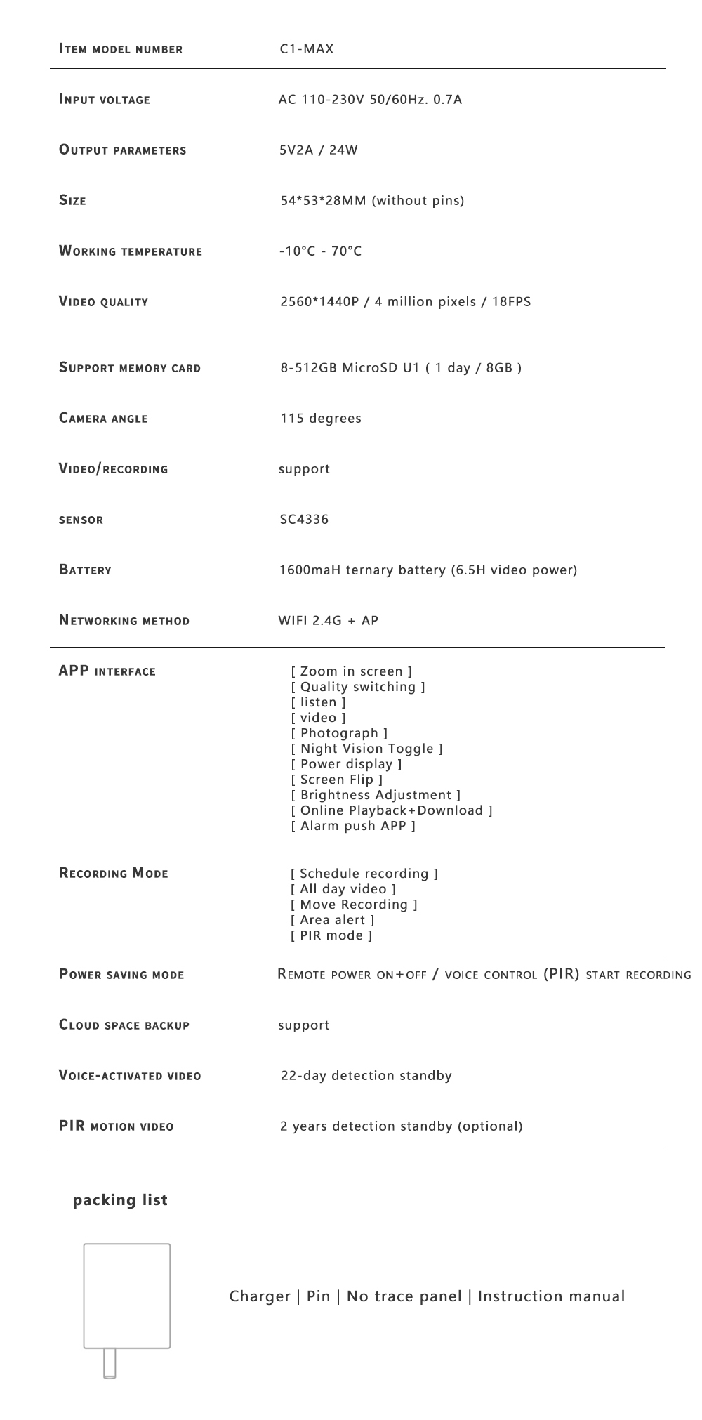 New Trending 4K Spy Camera Charger | WiFi Hidden Camera built-in Battery | HD 2K - Best Mini Spy Camera | Wireless USB Charger Camera | Secret Camera Nanny Cam | Small Cameras with PIR QC3.0 Fast Charger,CCTV Camera | IP Network Camera | Hidden Camera | Spy Camera | Mini Camera | Clock Camera | USB Wall Charger Camera | DIY Module Camera | Car Keychain Camera | Pen Camera | Watch Camera | Hat Camera | Power Bank Camera | Glasses Camera | WiFi Camera,New 2K Spy Camera Charger WiFi Hidden Camera built-in Battery