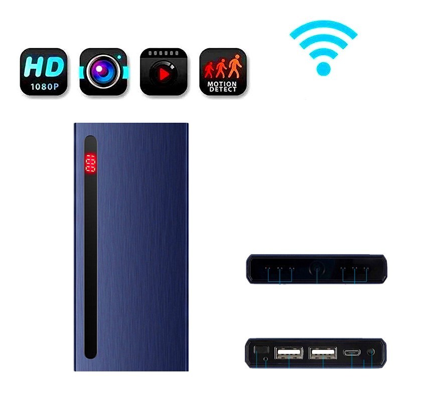 4K/1080P mini wifi camera Smart Phone Power Bank Camera Infrared Night Vision Motion Detection Recorder Wireless Charging,CCTV Camera | IP Network Camera | Hidden Camera | Spy Camera | Mini Camera | Clock Camera | USB Wall Charger Camera | DIY Module Camera | Car Keychain Camera | Pen Camera | Watch Camera | Hat Camera | Power Bank Camera | Glasses Camera | WiFi Camera,4K Ultra HD  High End Spy Camera Power Bank Mini WIFi Spy Camera