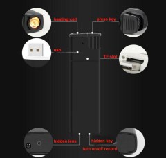 K6 WiFi Lighter Camera 1080P HD Portable Mini Camera Small Body Camera Sports Outdoor Security DV Night Vision Mini Camera Cigarette Lighter Cam,CCTV Camera | IP Network Camera | Hidden Camera | Spy Camera | Mini Camera | Clock Camera | USB Wall Charger Camera | DIY Module Camera | Car Keychain Camera | Pen Camera | Watch Camera | Hat Camera | Power Bank Camera | Glasses Camera | WiFi Camera,WiFi Lighter Camera 1080P Portable Mini Spy Camera