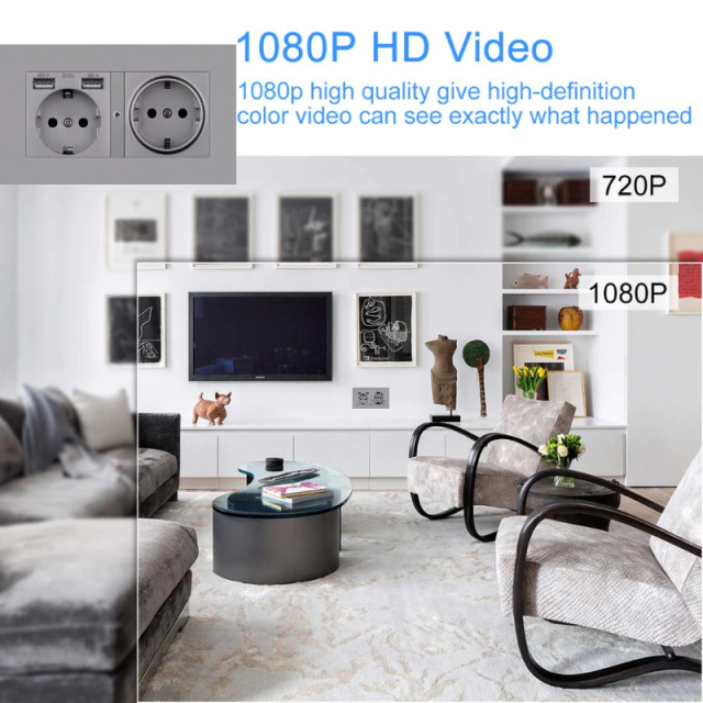 Dual USB EU Stardard Socket Base Wifi Camera HD Wall Outlets Wireless IP Camera Indoors Security Surveillance Remote Monitoring,CCTV Camera | IP Network Camera | Hidden Camera | Spy Camera | Mini Camera | Clock Camera | USB Wall Charger Camera | DIY Module Camera | Car Keychain Camera | Pen Camera | Watch Camera | Hat Camera | Power Bank Camera | Glasses Camera | WiFi Camera,USB EU Stardard Socket Base Wifi Camera HD Wall Outlets IP Camera