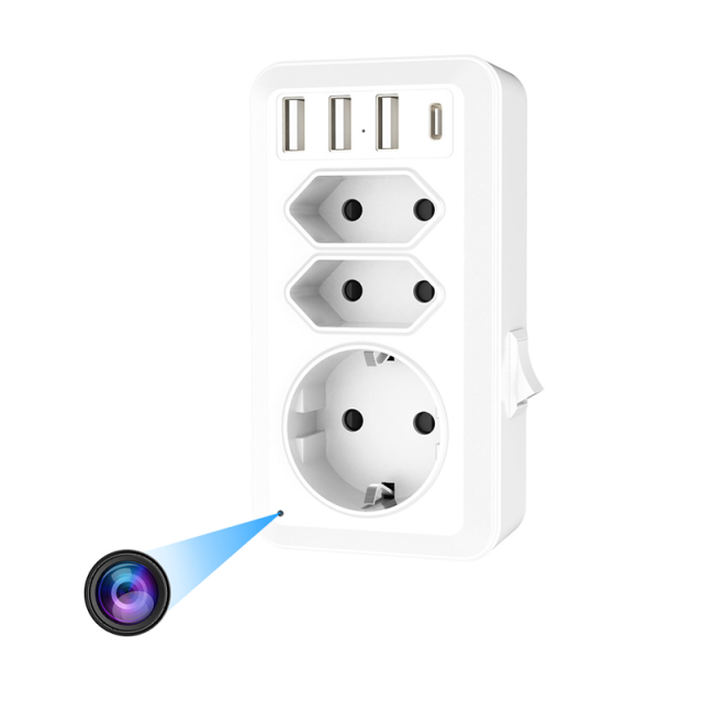 EU Plug Standard USB Sockets Adapter Camera Wifi Remote Monitoring 7 In 1 Home Security Surveillance HD 1080P Wireless Camera,CCTV Camera | IP Network Camera | Hidden Camera | Spy Camera | Mini Camera | Clock Camera | USB Wall Charger Camera | DIY Module Camera | Car Keychain Camera | Pen Camera | Watch Camera | Hat Camera | Power Bank Camera | Glasses Camera | WiFi Camera,7 In 1 EU Plug Standard USB Sockets Adapter Camera Wifi Remote
