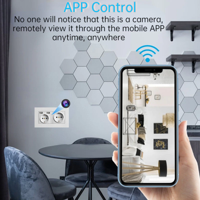 Dual USB EU Stardard Socket Base Wifi Camera HD Wall Outlets Wireless IP Camera Indoors Security Surveillance Remote Monitoring,CCTV Camera | IP Network Camera | Hidden Camera | Spy Camera | Mini Camera | Clock Camera | USB Wall Charger Camera | DIY Module Camera | Car Keychain Camera | Pen Camera | Watch Camera | Hat Camera | Power Bank Camera | Glasses Camera | WiFi Camera,USB EU Stardard Socket Base Wifi Camera HD Wall Outlets IP Camera