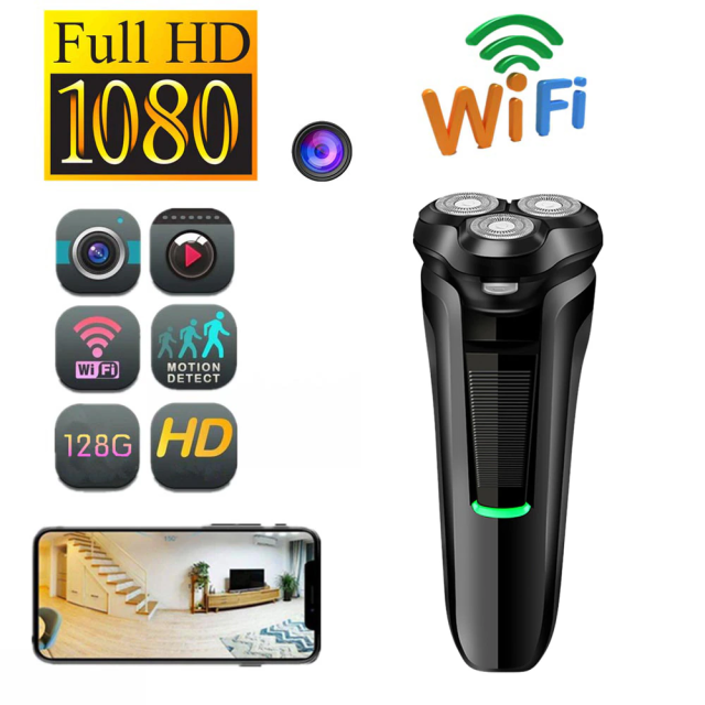 2 In 1 Electric Shaver HD Wifi Mini Camera Portable Men Electric Razor Motion Detection Security Surveillance Remote Monitoring Hidden Camera,CCTV Camera | IP Network Camera | Hidden Camera | Spy Camera | Mini Camera | Clock Camera | USB Wall Charger Camera | DIY Module Camera | Car Keychain Camera | Pen Camera | Watch Camera | Hat Camera | Power Bank Camera | Glasses Camera | WiFi Camera,2 In 1 Electric Shaver Wifi Mini Camera Portable Men Electric Razor
