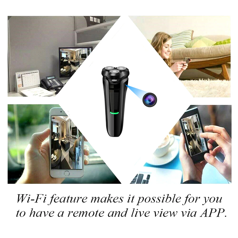 2 In 1 Electric Shaver HD Wifi Mini Camera Portable Men Electric Razor Motion Detection Security Surveillance Remote Monitoring Hidden Camera,CCTV Camera | IP Network Camera | Hidden Camera | Spy Camera | Mini Camera | Clock Camera | USB Wall Charger Camera | DIY Module Camera | Car Keychain Camera | Pen Camera | Watch Camera | Hat Camera | Power Bank Camera | Glasses Camera | WiFi Camera,2 In 1 Electric Shaver Wifi Mini Camera Portable Men Electric Razor