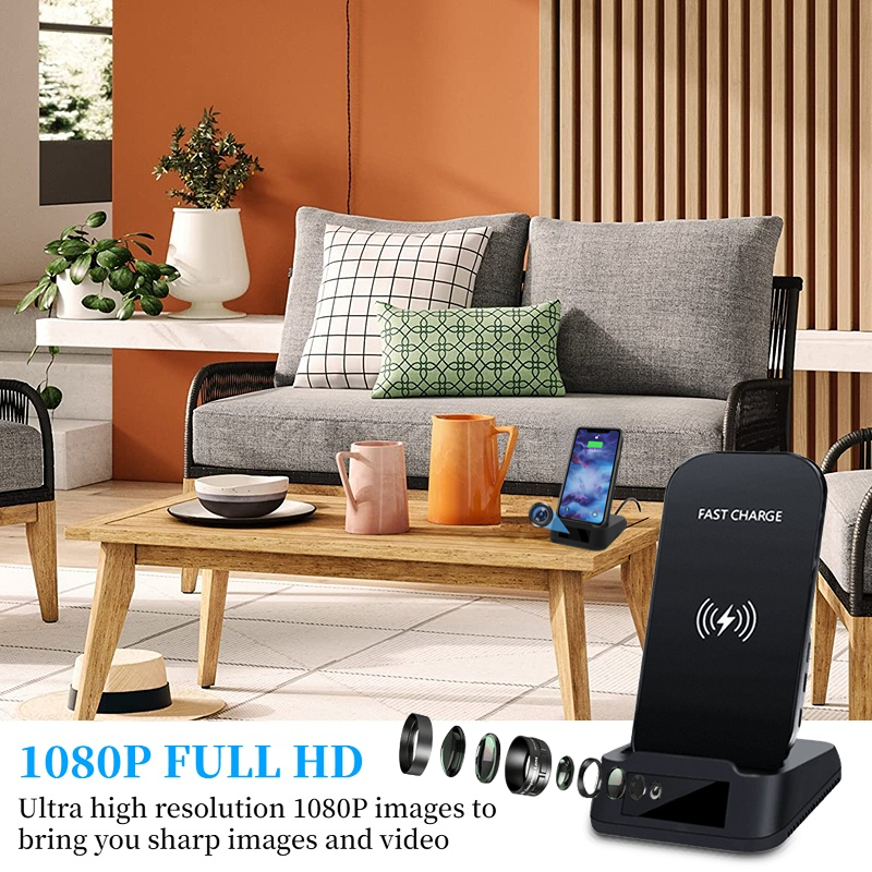 WIFI Wireless Charger Hidden Camera Mini Camera Indoor Security Camera Invisible Lens Night Vision Motion Detection Nanny Cam Spy Camera,CCTV Camera | IP Network Camera | Hidden Camera | Spy Camera | Mini Camera | Clock Camera | USB Wall Charger Camera | DIY Module Camera | Car Keychain Camera | Pen Camera | Watch Camera | Hat Camera | Power Bank Camera | Glasses Camera | WiFi Camera,WIFI Wireless Charger Hidden Camera Mini Spy Camera