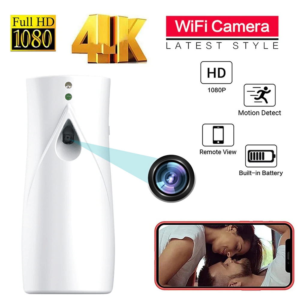 Mini WiFi Camera Spray Dispenser Aromatherapy Bottle Design Home Security Video Audio Recorder For Home Safe Hidden Spy Camera,CCTV Camera | IP Network Camera | Hidden Camera | Spy Camera | Mini Camera | Clock Camera | USB Wall Charger Camera | DIY Module Camera | Car Keychain Camera | Pen Camera | Watch Camera | Hat Camera | Power Bank Camera | Glasses Camera | WiFi Camera,Mini WiFi Camera Spray Dispenser Aromatherapy Bottle Spy camera