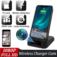 WIFI Wireless Charger Hidden Camera Mini Camera Indoor Security Camera Invisible Lens Night Vision Motion Detection Nanny Cam Spy Camera,CCTV Camera | IP Network Camera | Hidden Camera | Spy Camera | Mini Camera | Clock Camera | USB Wall Charger Camera | DIY Module Camera | Car Keychain Camera | Pen Camera | Watch Camera | Hat Camera | Power Bank Camera | Glasses Camera | WiFi Camera,WIFI Wireless Charger Hidden Camera Mini Spy Camera