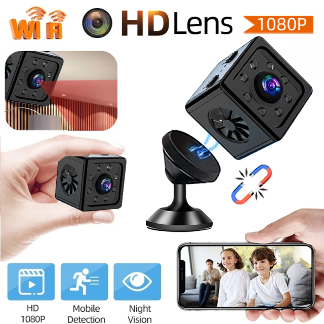 WiFi HD 1080P Mini Camera Night Vision Camcorder Wireless DVR Micro Camera Sport DV DC Video Ultra Small Camera Wireless Monitor Mini Camera,CCTV Camera | IP Network Camera | Hidden Camera | Spy Camera | Mini Camera | Clock Camera | USB Wall Charger Camera | DIY Module Camera | Car Keychain Camera | Pen Camera | Watch Camera | Hat Camera | Power Bank Camera | Glasses Camera | WiFi Camera,WiFi HD 1080P Mini Camera Night Vision Camcorder