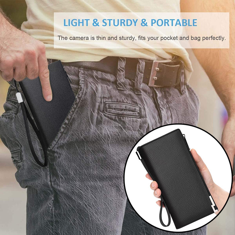 HD Mini Camcorder Portable WIFI Wallet Camera PU Wallet Camera Business Casual Wallet CAM Supports Remote Viewing Spy Camera Bag,CCTV Camera | IP Network Camera | Hidden Camera | Spy Camera | Mini Camera | Clock Camera | USB Wall Charger Camera | DIY Module Camera | Car Keychain Camera | Pen Camera | Watch Camera | Hat Camera | Power Bank Camera | Glasses Camera | WiFi Camera,HD Mini Camcorder Portable WIFI Wallet Camera PU Wallet Camera bag