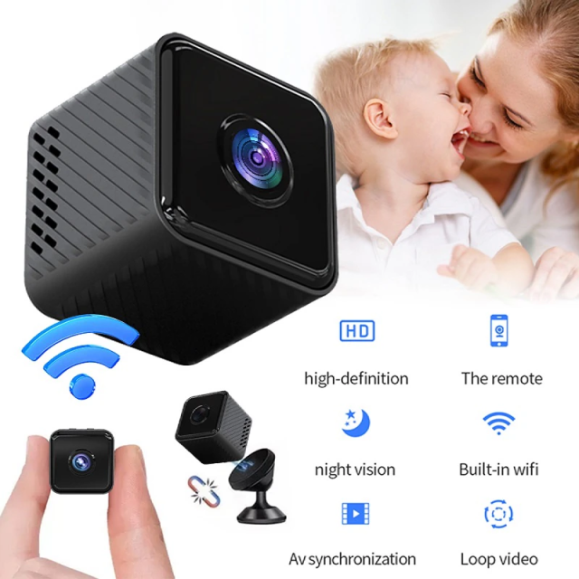 New Mini Wifi Camera Wireless 1080P Video Clear IR Night Vision Motion Detection Home Security Surveillance Camera Monitor,CCTV Camera | IP Network Camera | Hidden Camera | Spy Camera | Mini Camera | Clock Camera | USB Wall Charger Camera | DIY Module Camera | Car Keychain Camera | Pen Camera | Watch Camera | Hat Camera | Power Bank Camera | Glasses Camera | WiFi Camera,New Mini Wifi Camera Wireless 1080P Video Surveillance Camera Monitor