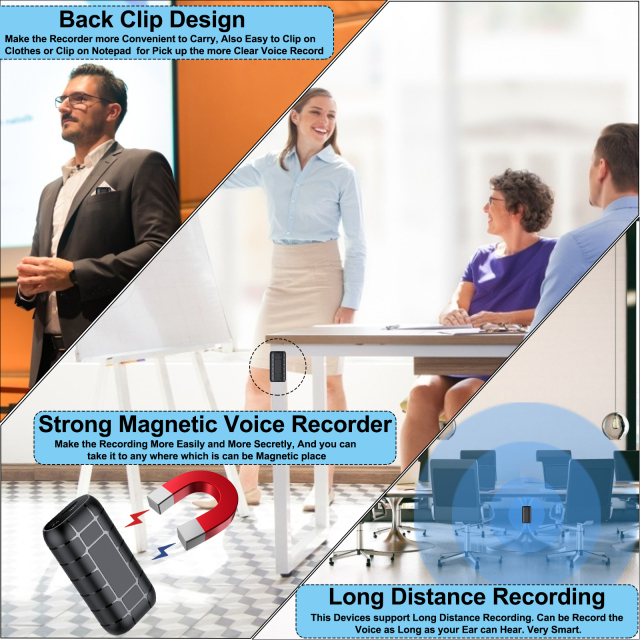 Magnetic Long Time Working Larger Battery Digital Voice Recorder B-800Li,CCTV Camera | IP Network Camera | Hidden Camera | Spy Camera | Mini Camera | Clock Camera | USB Wall Charger Camera | DIY Module Camera | Car Keychain Camera | Pen Camera | Watch Camera | Hat Camera | Power Bank Camera | Glasses Camera | WiFi Camera,Long time Recording Digital Voice Recorder with VOR ACT
