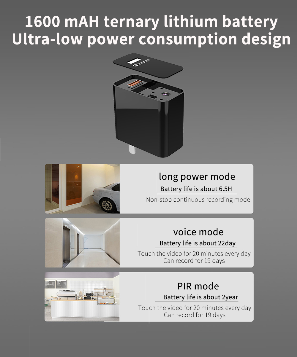 New Trending 4K Spy Camera Charger | WiFi Hidden Camera built-in Battery | HD 2K - Best Mini Spy Camera | Wireless USB Charger Camera | Secret Camera Nanny Cam | Small Cameras with PIR QC3.0 Fast Charger,CCTV Camera | IP Network Camera | Hidden Camera | Spy Camera | Mini Camera | Clock Camera | USB Wall Charger Camera | DIY Module Camera | Car Keychain Camera | Pen Camera | Watch Camera | Hat Camera | Power Bank Camera | Glasses Camera | WiFi Camera,New 2K Spy Camera Charger WiFi Hidden Camera built-in Battery