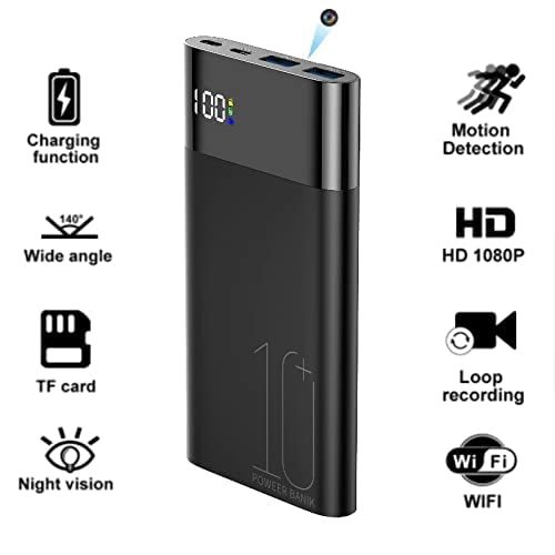 4K H10+ Power Bank WiFi Hidden Camera 1080P Full HD Shooting with IR Night Vision 10000mAh Wireless Spy Camera,CCTV Camera | IP Network Camera | Hidden Camera | Spy Camera | Mini Camera | Clock Camera | USB Wall Charger Camera | DIY Module Camera | Car Keychain Camera | Pen Camera | Watch Camera | Hat Camera | Power Bank Camera | Glasses Camera | WiFi Camera,10000mA 4K H10+ Power Bank WiFi Hidden Camera 1080P