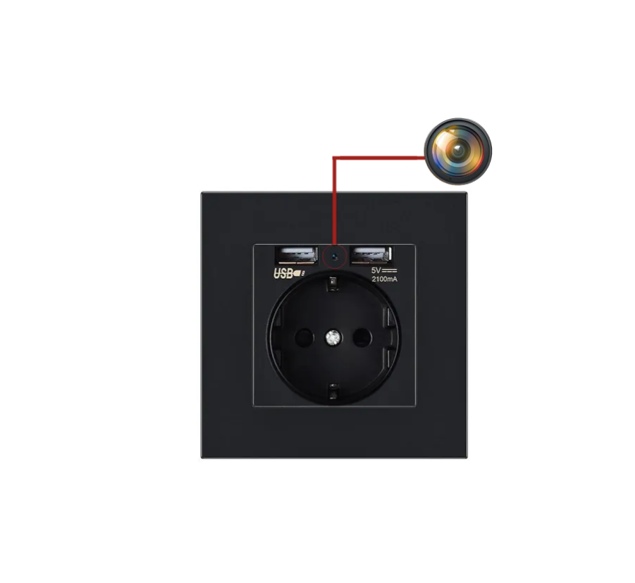 EU Standard Hidden Socket Mini Camera Wifi HD Power Outlets Wireless IP Camera 24/7 Home Security Surveillance Remote Monitoring,CCTV Camera | IP Network Camera | Hidden Camera | Spy Camera | Mini Camera | Clock Camera | USB Wall Charger Camera | DIY Module Camera | Car Keychain Camera | Pen Camera | Watch Camera | Hat Camera | Power Bank Camera | Glasses Camera | WiFi Camera,EU Standard Hidden Socket Mini Camera Wifi HD Power Outlets Wireless IP Camera 24/7 Home Security Surveillance Remote Monitoring
