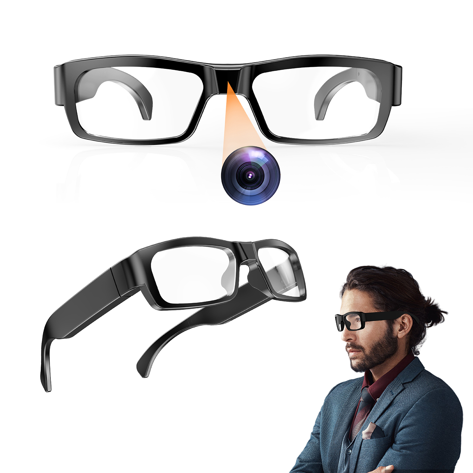 Full Frame Glasses Hidden Camera | 1080P Mini Camera Wearable Audio Video Recorder,CCTV Camera | IP Network Camera | Hidden Camera | Spy Camera | Mini Camera | Clock Camera | USB Wall Charger Camera | DIY Module Camera | Car Keychain Camera | Pen Camera | Watch Camera | Hat Camera | Power Bank Camera | Glasses Camera | WiFi Camera,Full Frame Glasses Hidden Camera | 1080P Mini Camera Wearable Audio Video Recorder