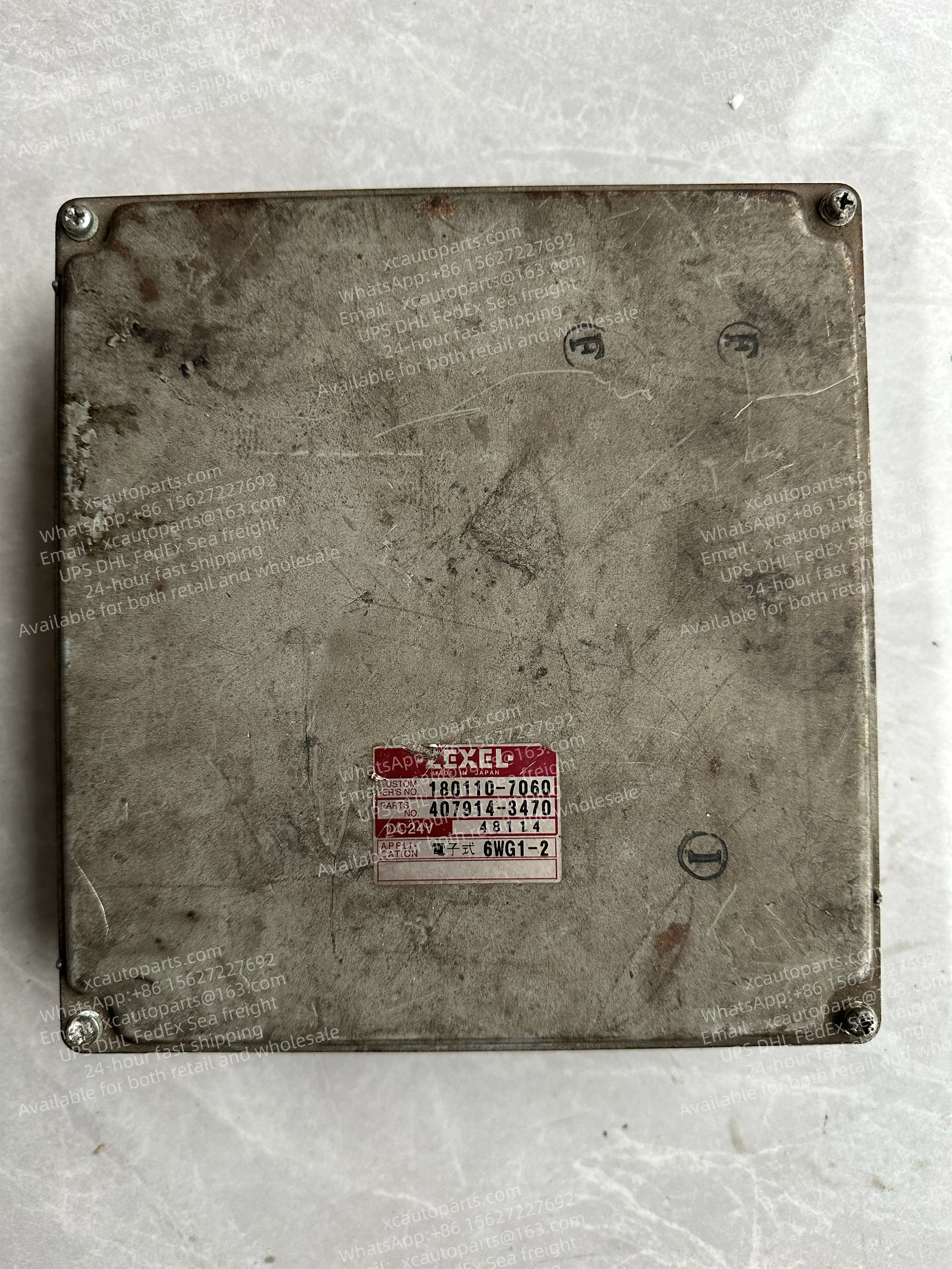 ISUZU 6WG1 6WG1-2 ENGINE ECU ECM CONTROL UNIT 180110-7060 407914-3470