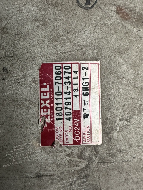 ISUZU 6WG1 6WG1-2 ENGINE ECU ECM CONTROL UNIT 180110-7060 407914-3470