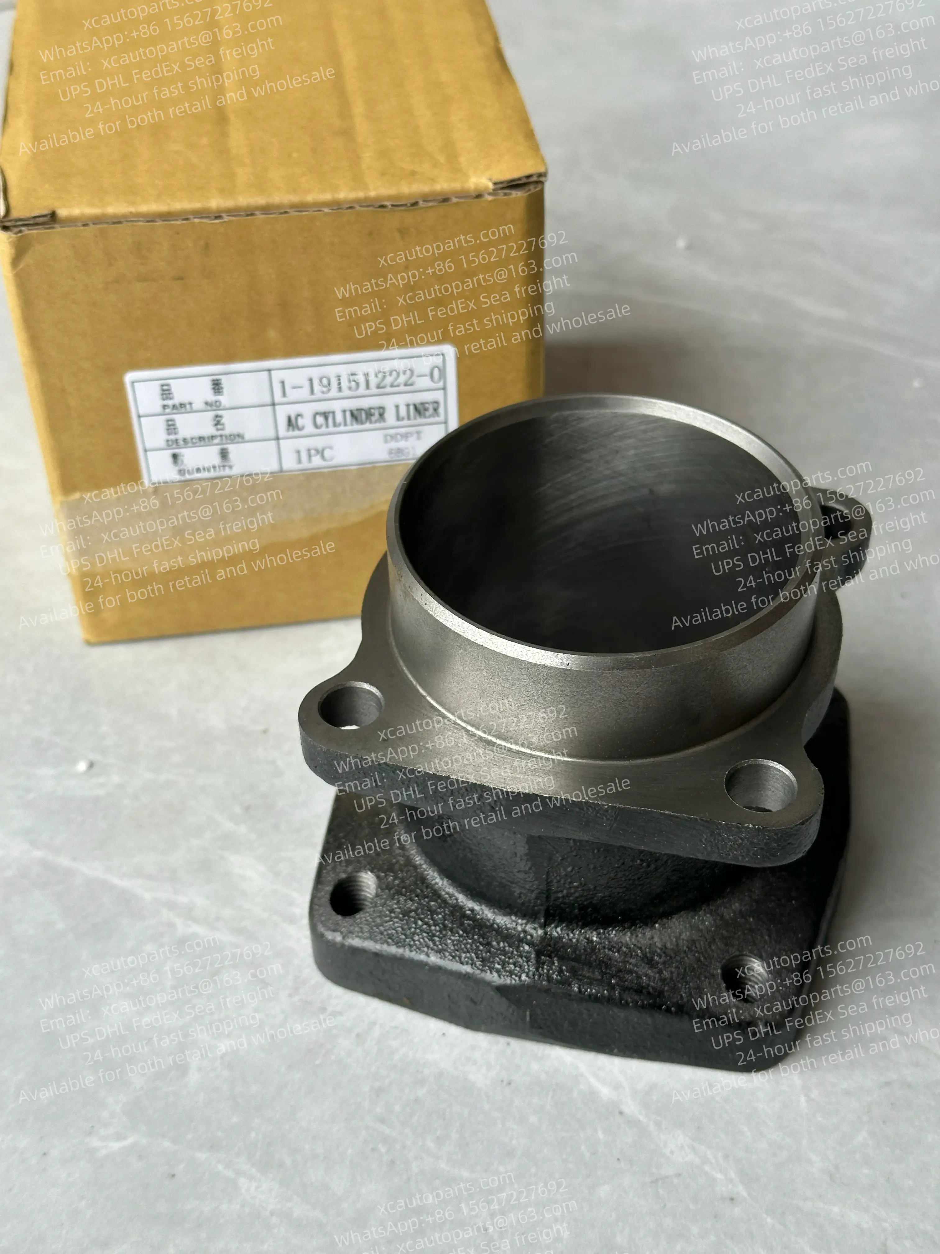  ISUZU 6BD1 ENGINE AIR COMPRESSOR CYLINDER LINER 70MM 1-19151222-0 1191512220